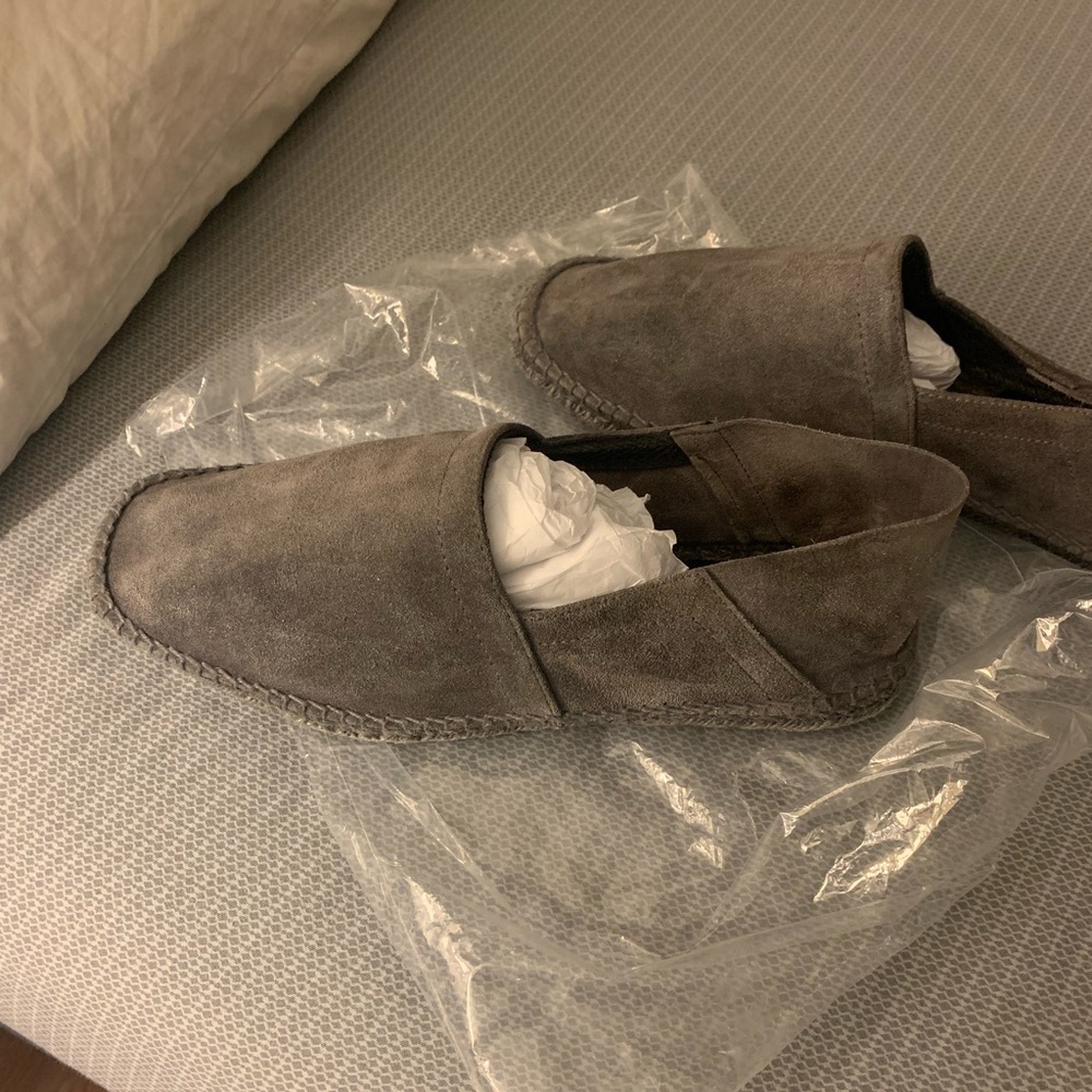 Tom ford mens gray suede leather size 11